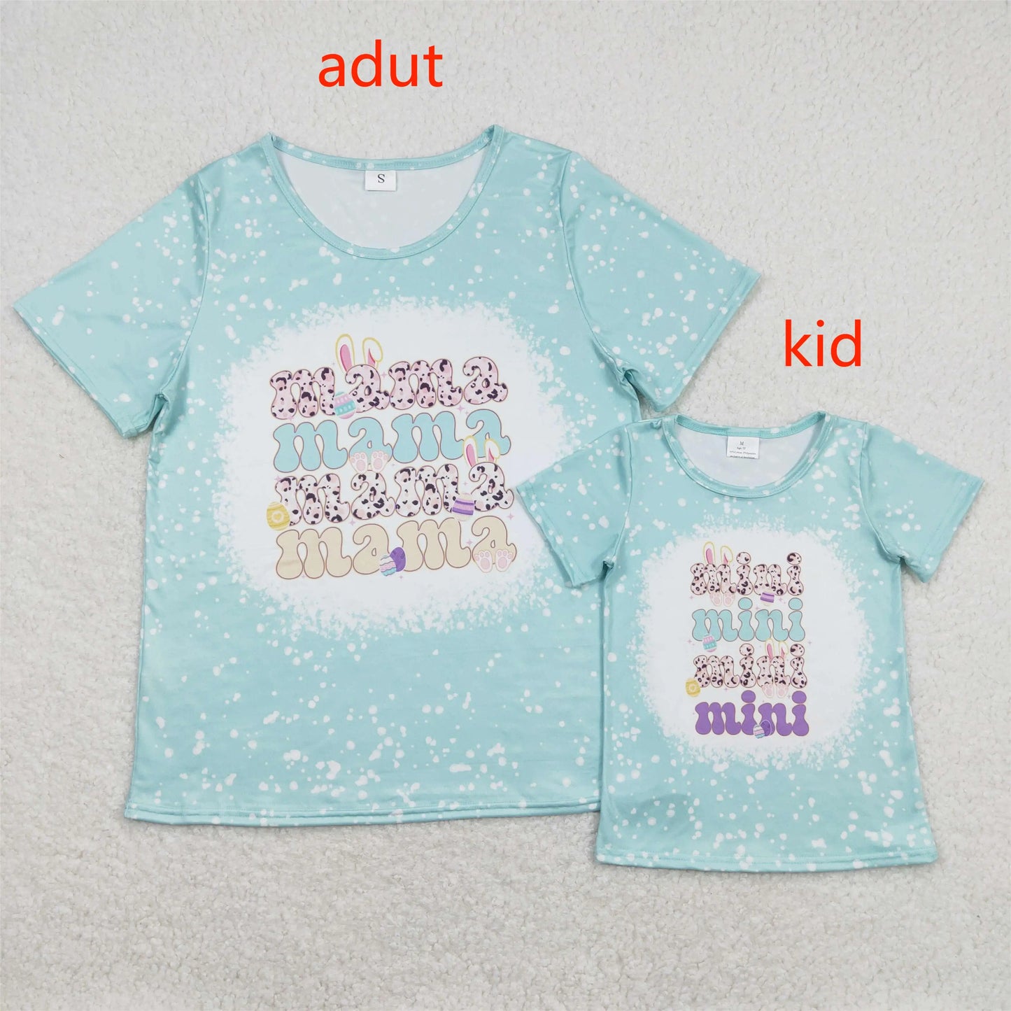 T-Shirt-Set mit Cartoon-Leoparden-Schriftzug zum Schulanfang für Kinder