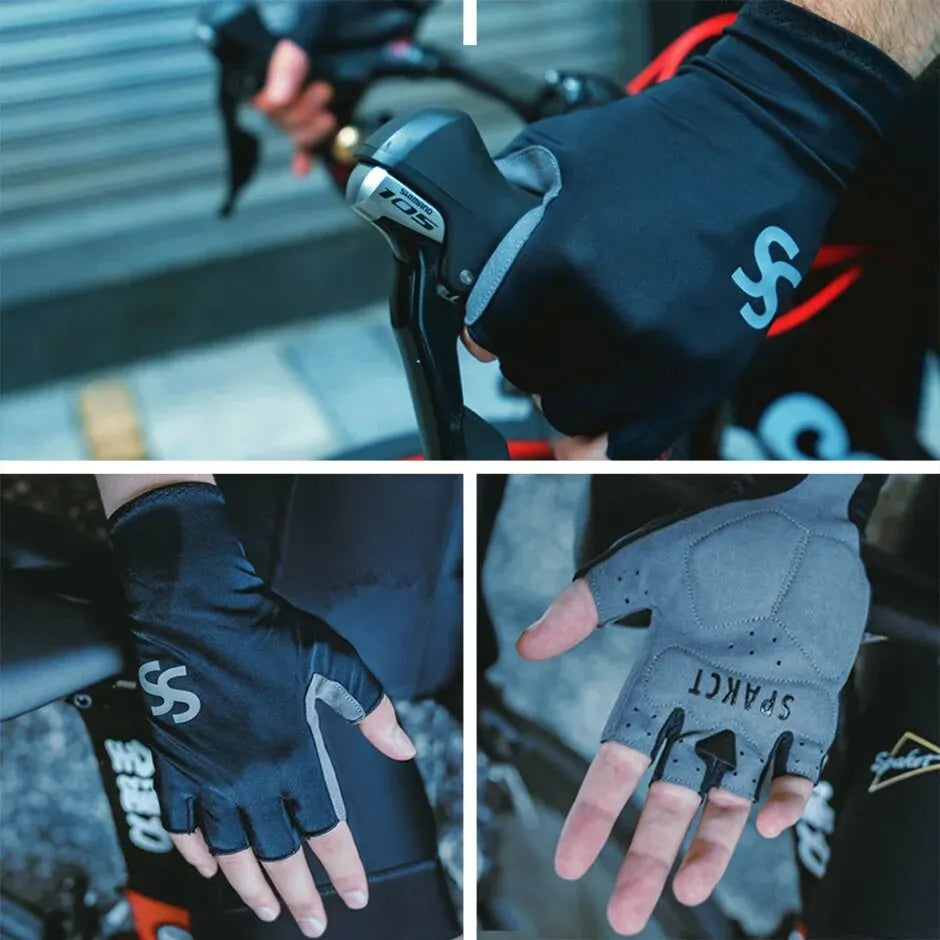 SPAKCT Fingerless Cycling Gloves – Summer MTB & Bike