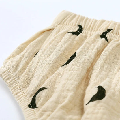 Freizeit-Set aus T-Shirt und Shorts mit Print für Kinder