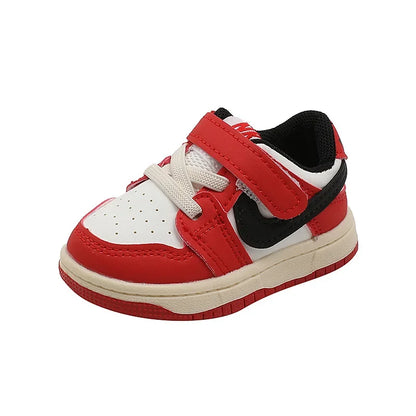 Weiche und lässige Canvas-Sneakers aus PU-Leder für Kinder