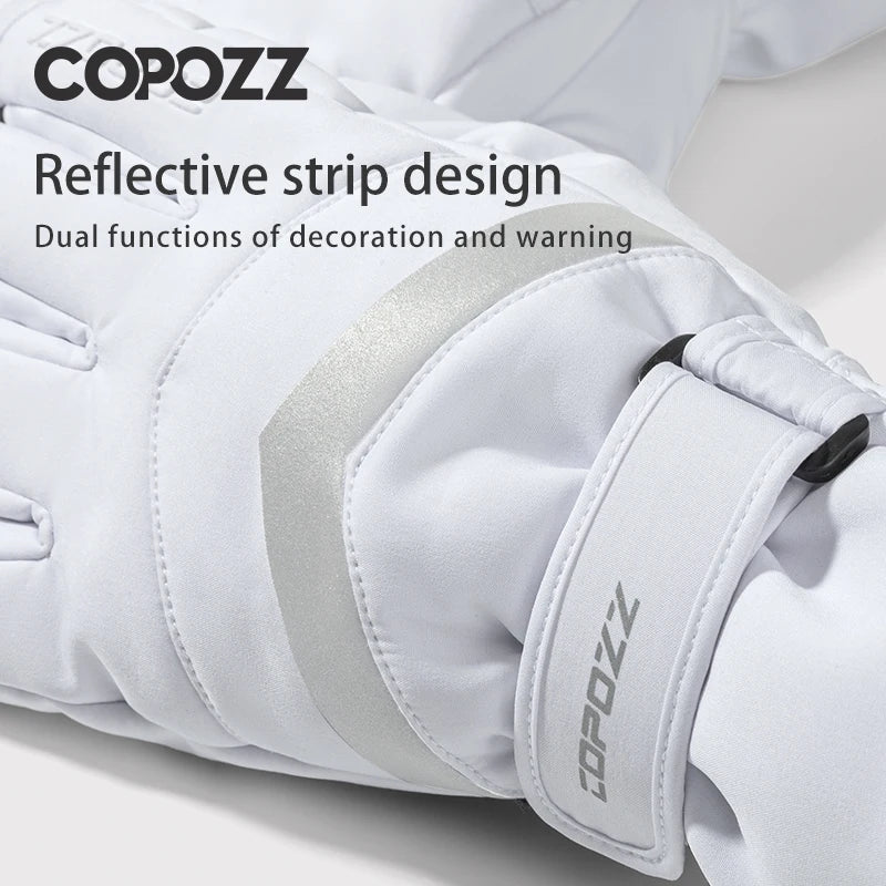 COPOZZ Winter Ski Gloves – Windproof & Waterproof