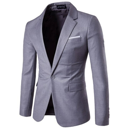 Blazer de costume d'affaires de haute qualité pour hommes - 9 couleurs
