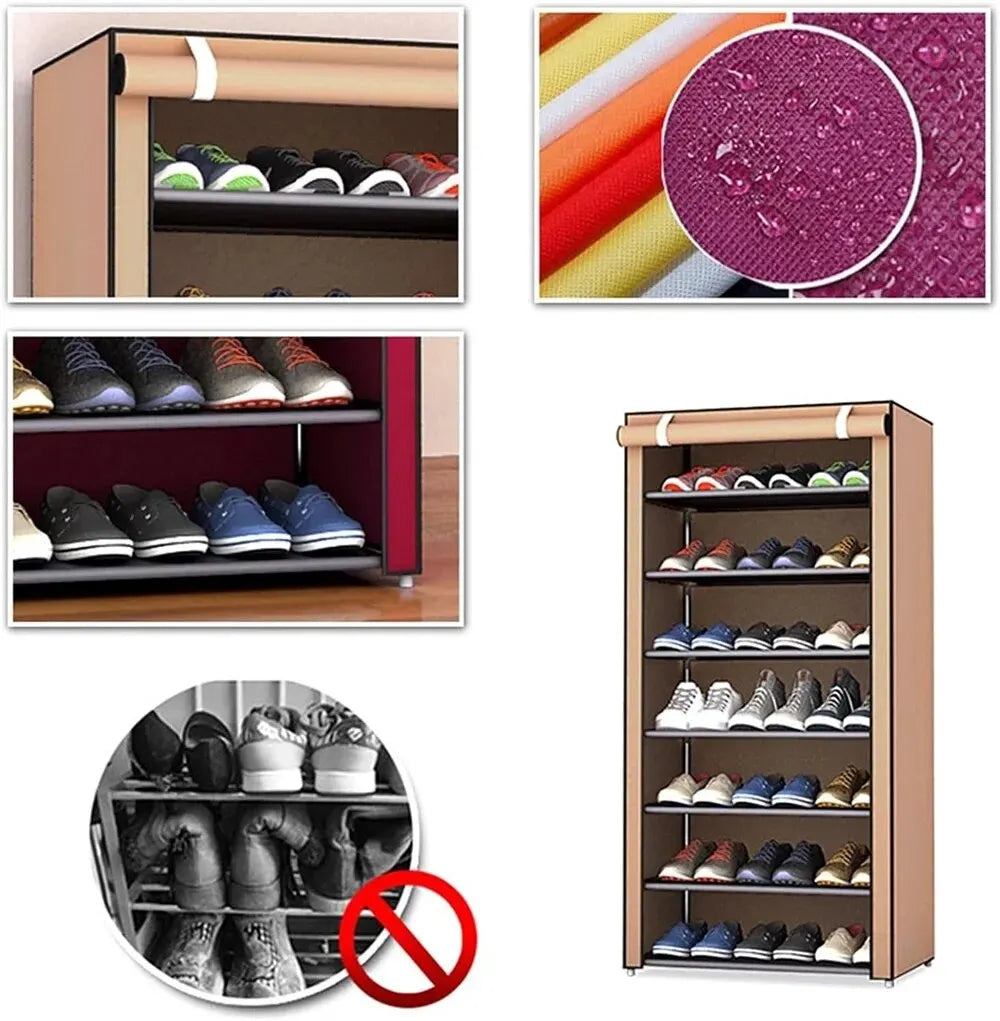 Dustproof Multilayer Shoe Rack Organizer