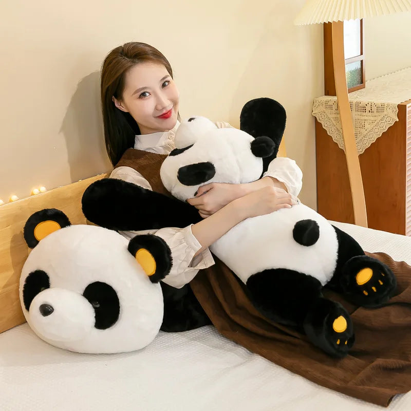 Jouet panda géant - Coussin de poupée en peluche douce