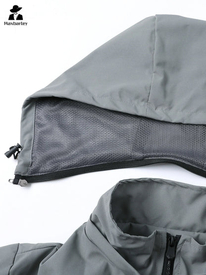 Coupe-vent tactique imperméable avec casquette amovible