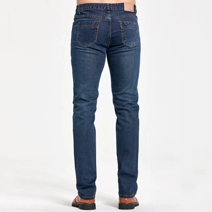 Klassische Slim Fit Blue Jeans für Herren