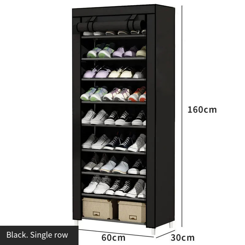 Armoire anti-poussière pour chaussures minimaliste