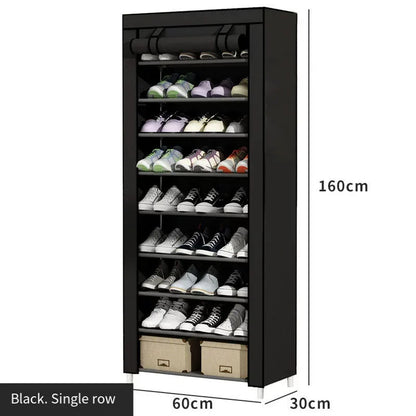Armoire anti-poussière pour chaussures minimaliste