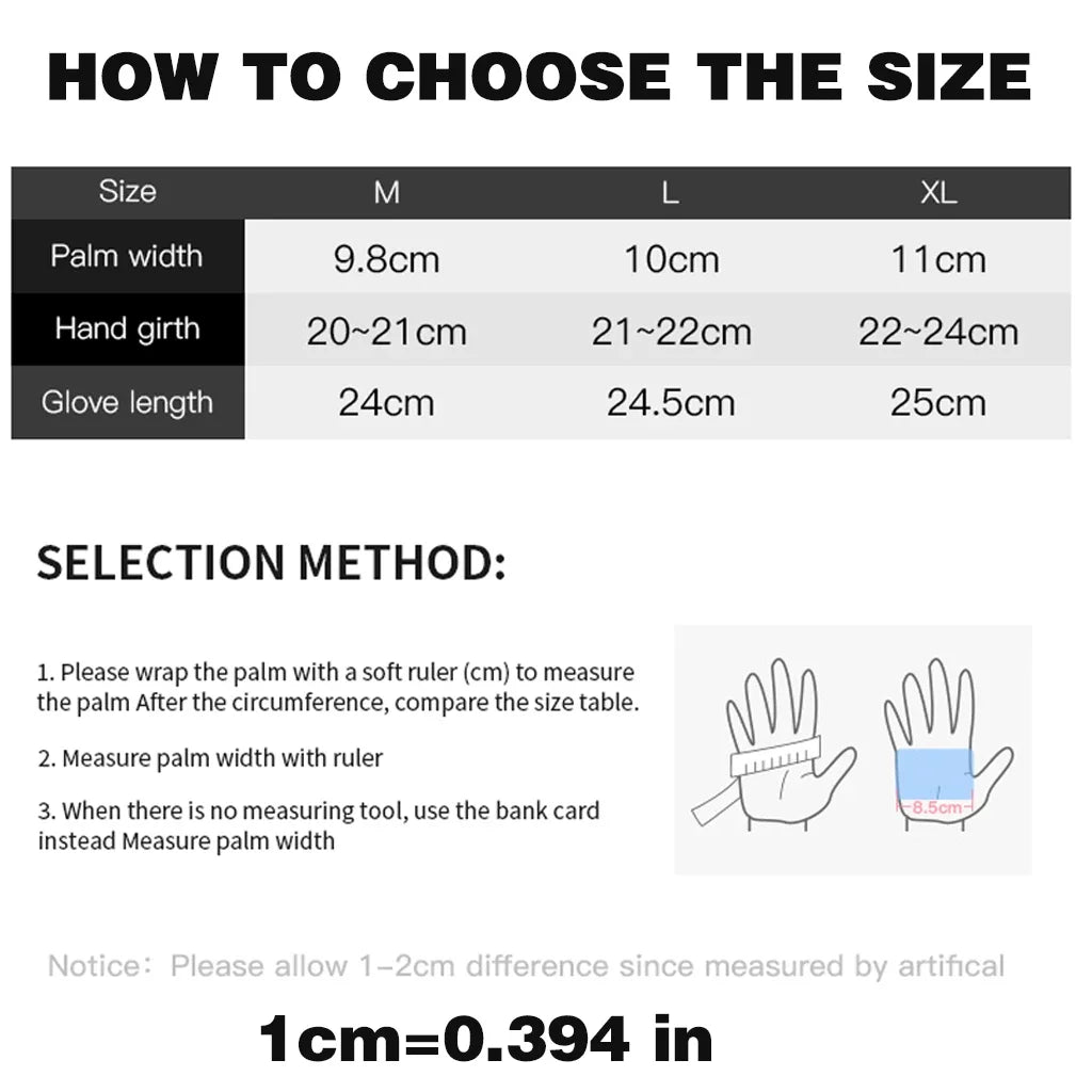 Warm Men's Gloves – Waterproof Touch Screen