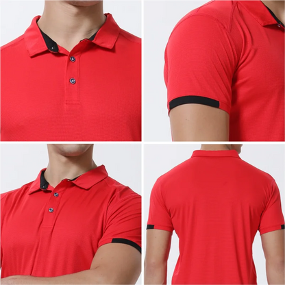Polo à séchage rapide pour homme - Golf et fitness