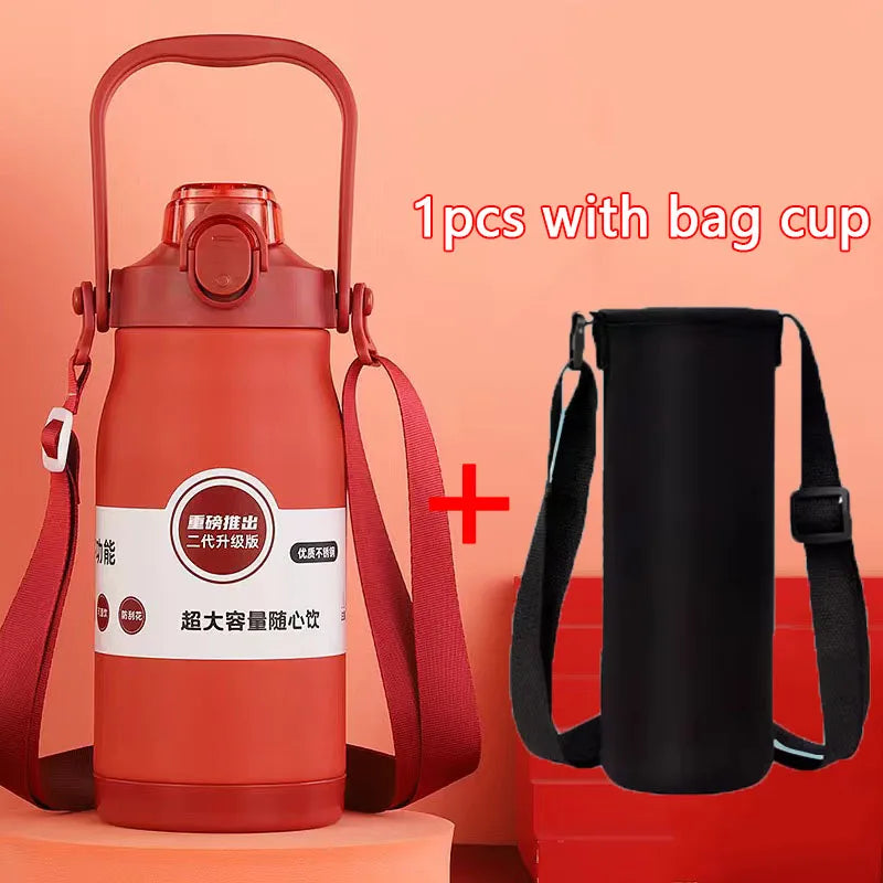 Sports Large Capacity Stainless Steel Thermo Bottles