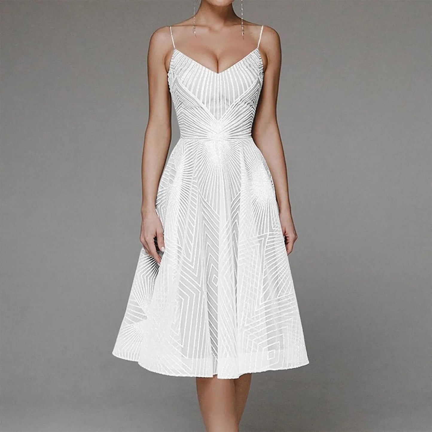 Luxury Women Embroidery Party Dress Sexy Suspenders Embroidered Sleeveless Evening Dresses Women Fashion Prom Dress Vestidos