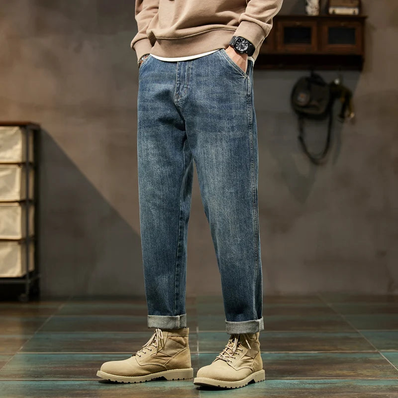 KSTUN Loose Fit Baggy-Jeans für Herren