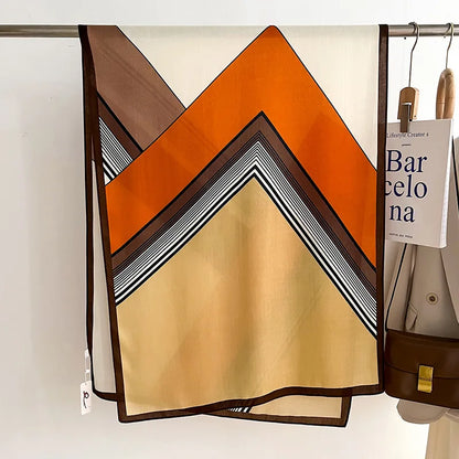 Luxuriöser Woll-Baumwollschal für Herbst und Winter