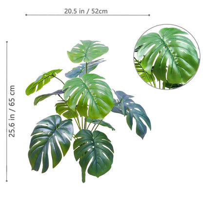 110cm Artificial Monstera Palm Tree Home Decor