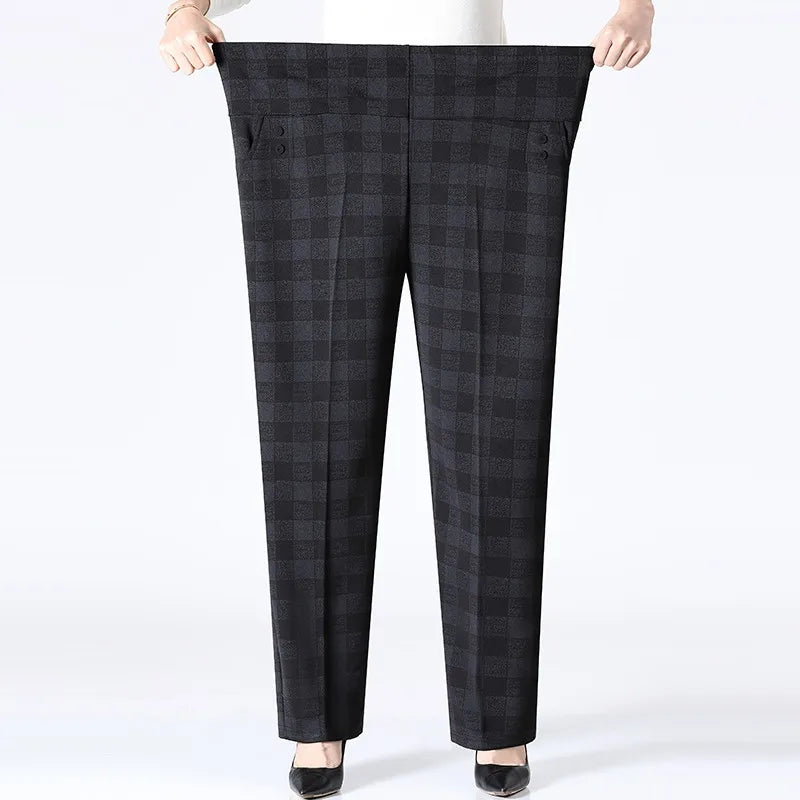 High Waist Fleece Trousers for Women