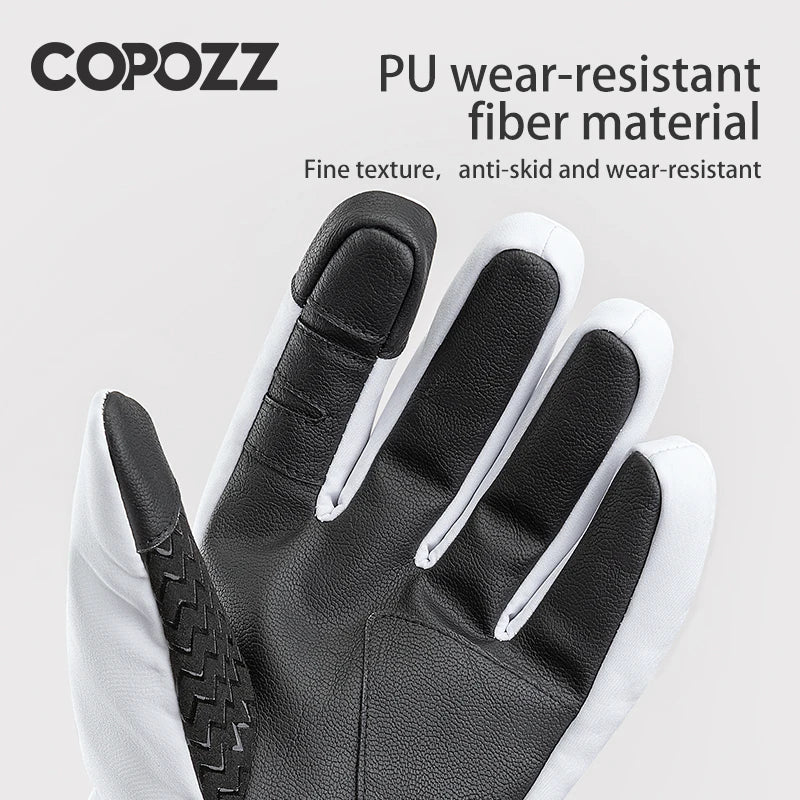 COPOZZ Winter Ski Gloves – Windproof & Waterproof