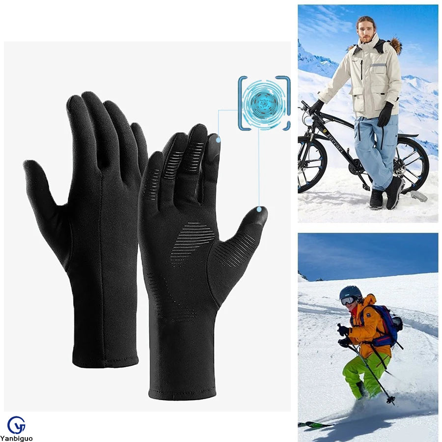 Ski Gloves Liners – Thermal Touch Screen for Men & Women