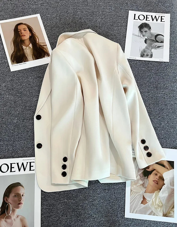 Blazer élégant pour femme de bureau printemps-été