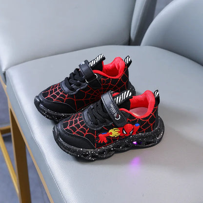 Disney LED Sneakers Boys Mesh Non-Slip Shoes