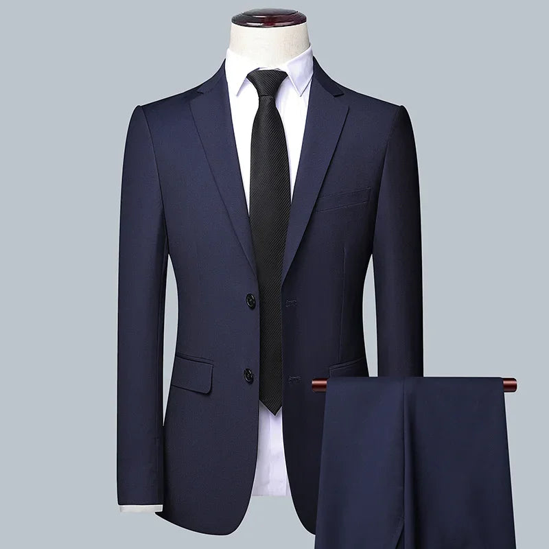 Wedding Solid Color Men suit - 3/2 Business Suit