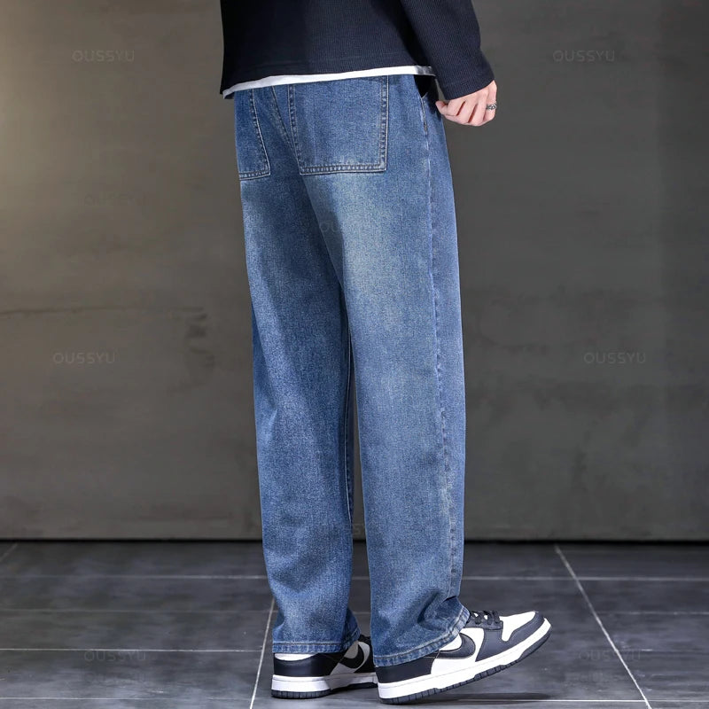 Loose Fit Jeans mit Kordelzug für Herren