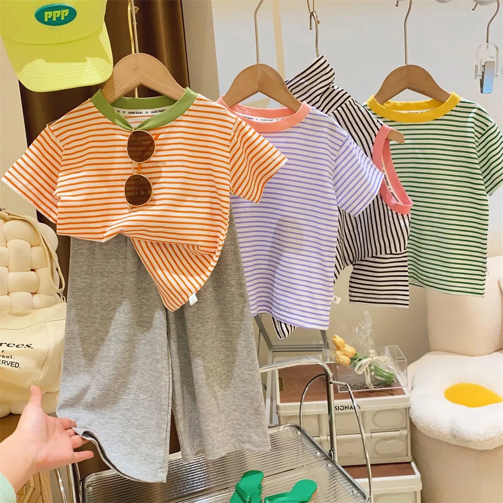 Summer Striped Kids' T-Shirt