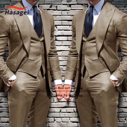 Costume croisé sur mesure pour homme de couleur unie