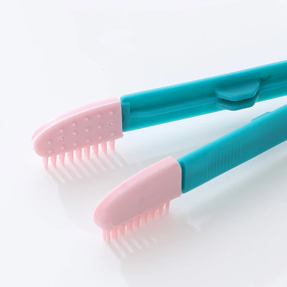 Haustier-Reinigungs-Augenreibe-Handbürste für Tränenflecken