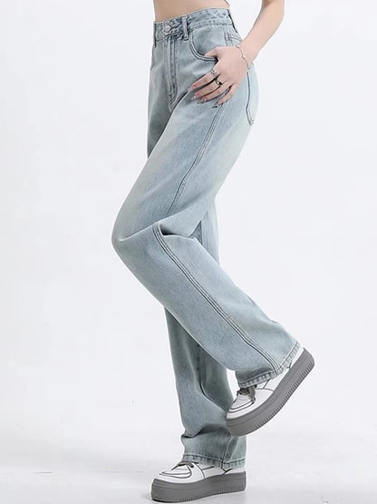 Women's High-Waisted Y2K Jeans