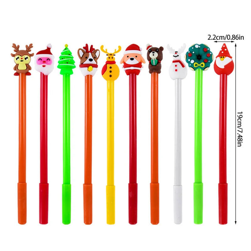 Weihnachts-Cartoon-Gelstift-Set