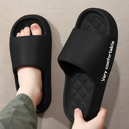 Men's Outdoor Beach Slipper - Soft Water Resistant Trendy EVA Slides
