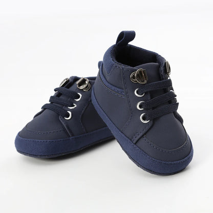 Baby Boy Leather Cotton Non-slip Soft-sole Infant Shoes