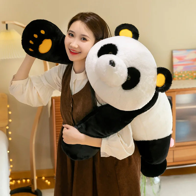 Jouet panda géant - Coussin de poupée en peluche douce