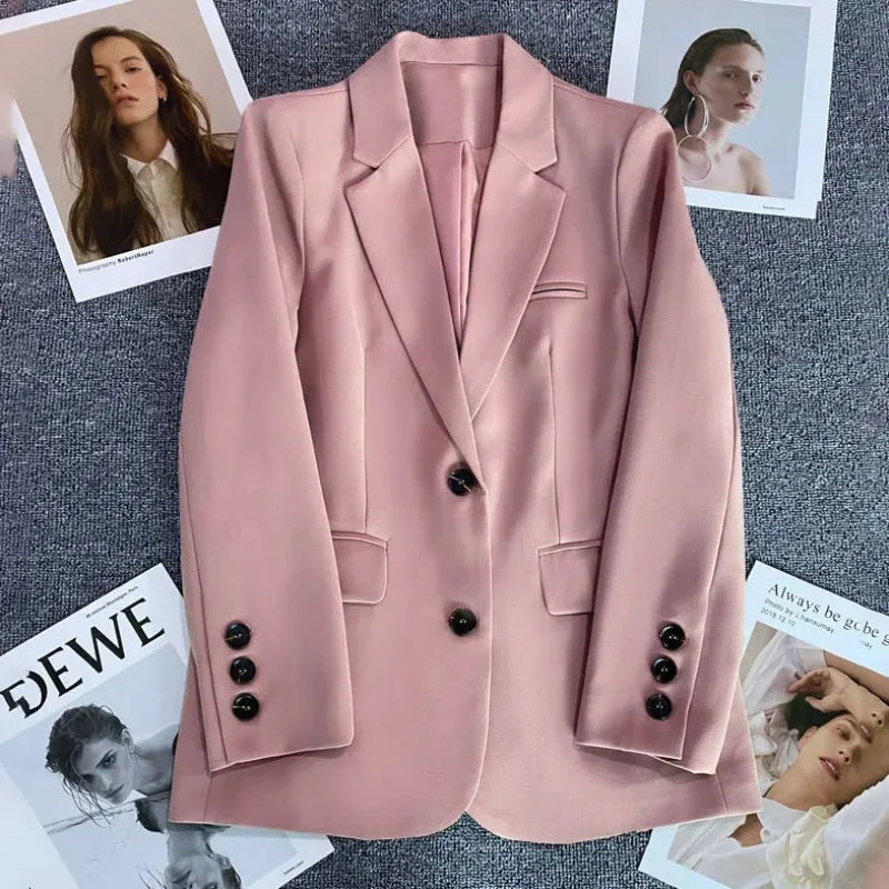 Blazer élégant pour femme de bureau printemps-été