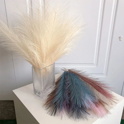 Flauschiges Pampasgras Boho Dekor Kunstblumen