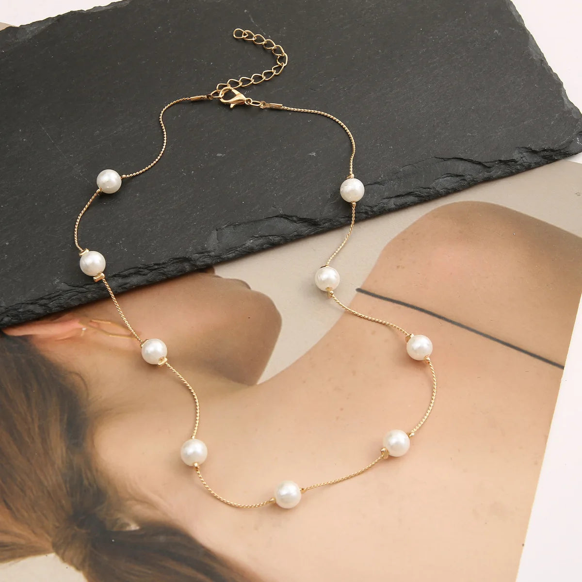 Women's Beads Neck Chain Necklace