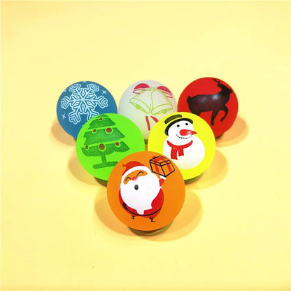 12/30PCS Luminous Bouncy Balls for Christmas
