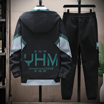 Men's Spring Autumn Tracksuit Set