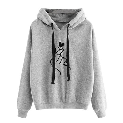 Autumn Fleece Hoodie Korean Fashion Sweatshirt