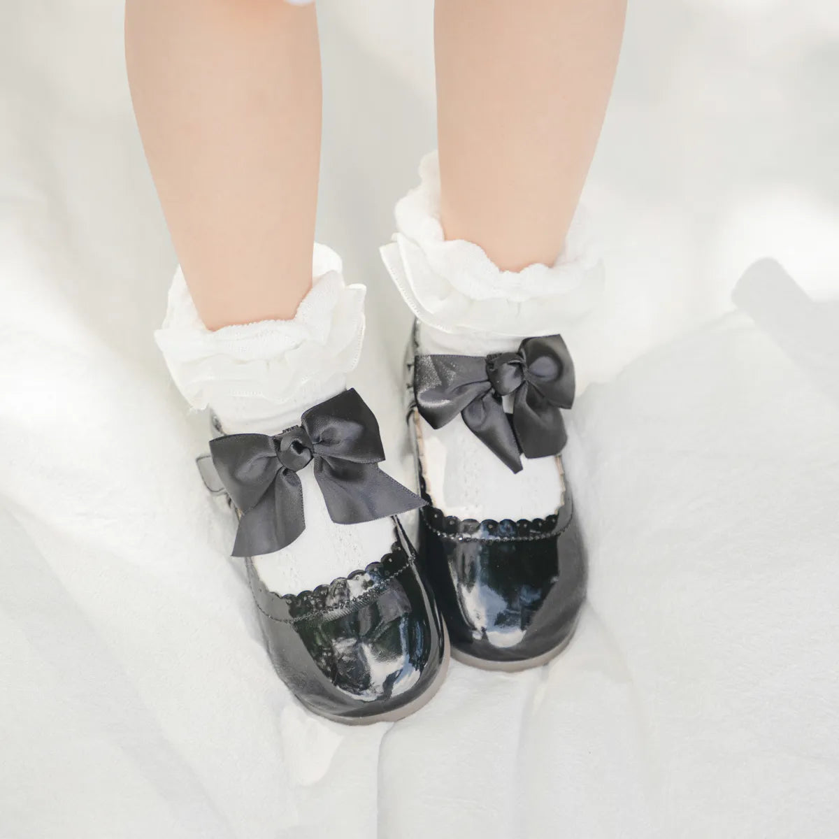 Princess Bow Leather Shoes