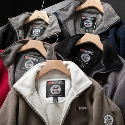 Veste d'hiver matelassée coupe-vent en polaire