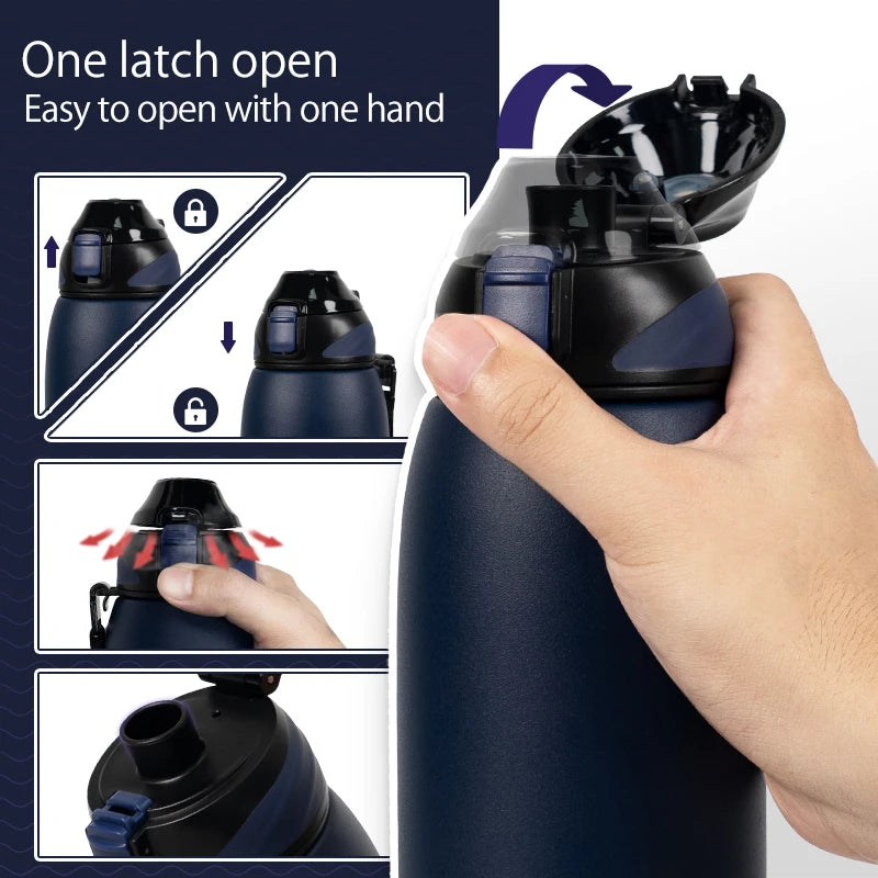 Water Sports Warm & Cold Drink Stainless Steel Vacuum Flask Bottle