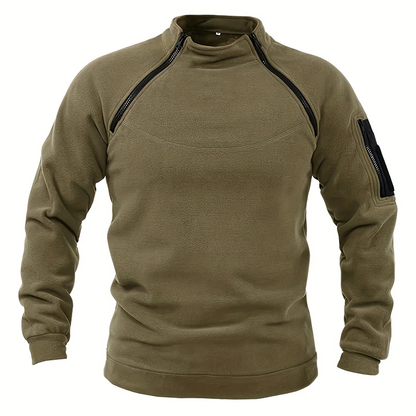 Tactical Fleece Pullover Military Sweatshirt - Windproof