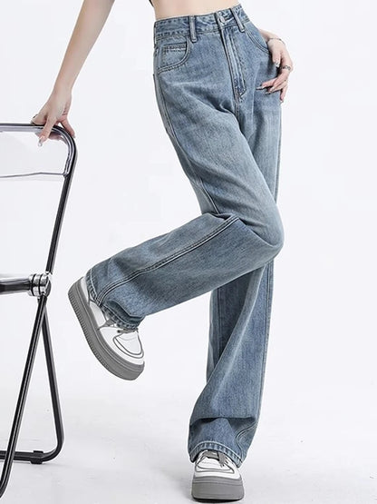 Women's High-Waisted Y2K Jeans
