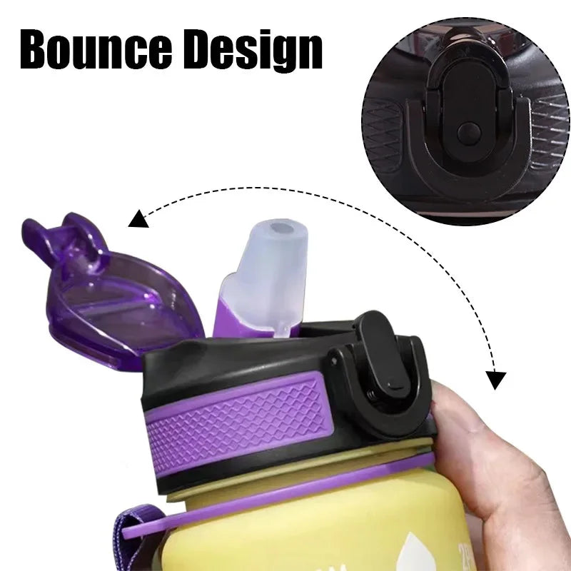 1L Motivational Leakproof Sports Bottle