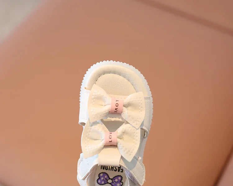 Korean Style Kawaii Bowtie Sandals for Toddlers