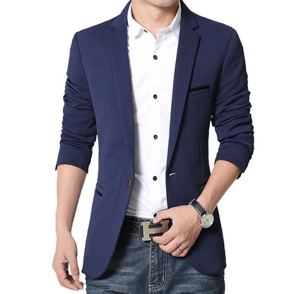 5XL-M Slim Fit Freizeitblazer für Herren