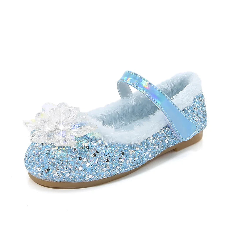 Chaussures de fête à strass et cristaux Disney Princess