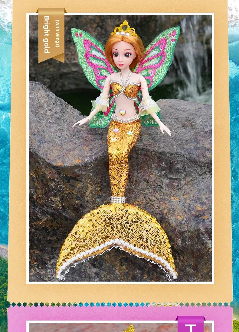 Poupée sirène pour filles, jouets aquatiques pour enfants